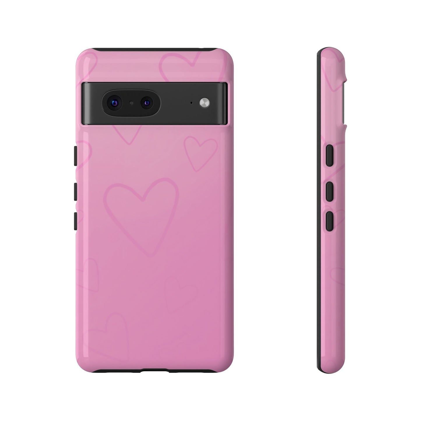 Hearts Pink Tough Cases