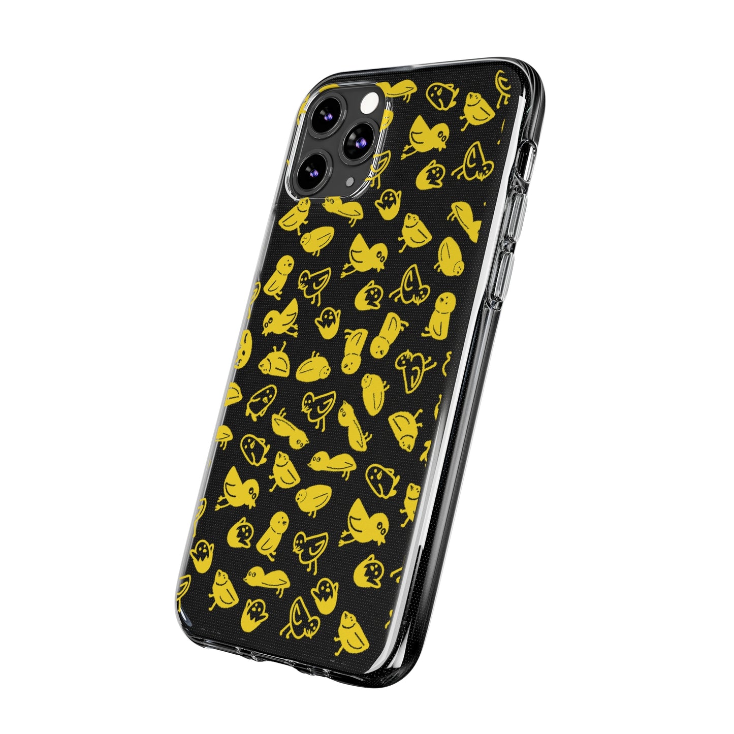 Silly Birds Clear Soft Phone Cases