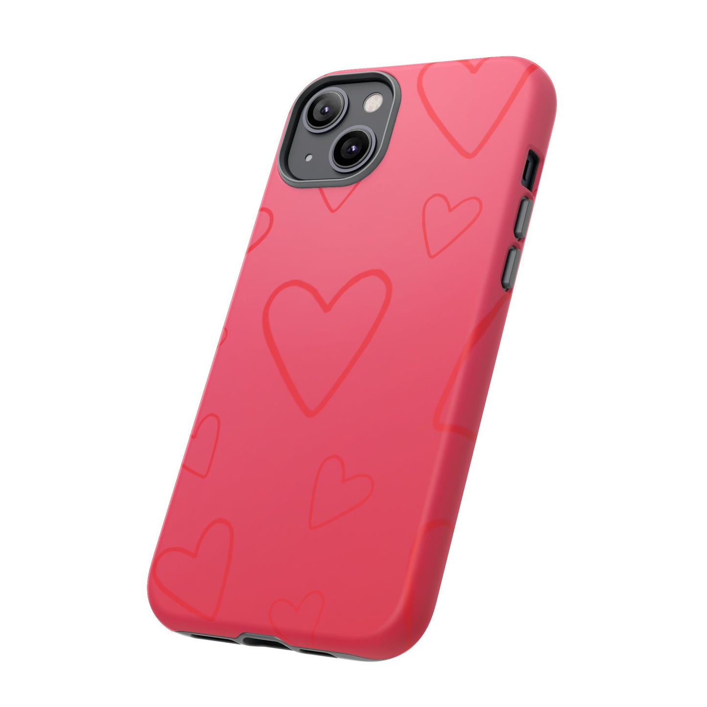 Hearts Red Tough Cases