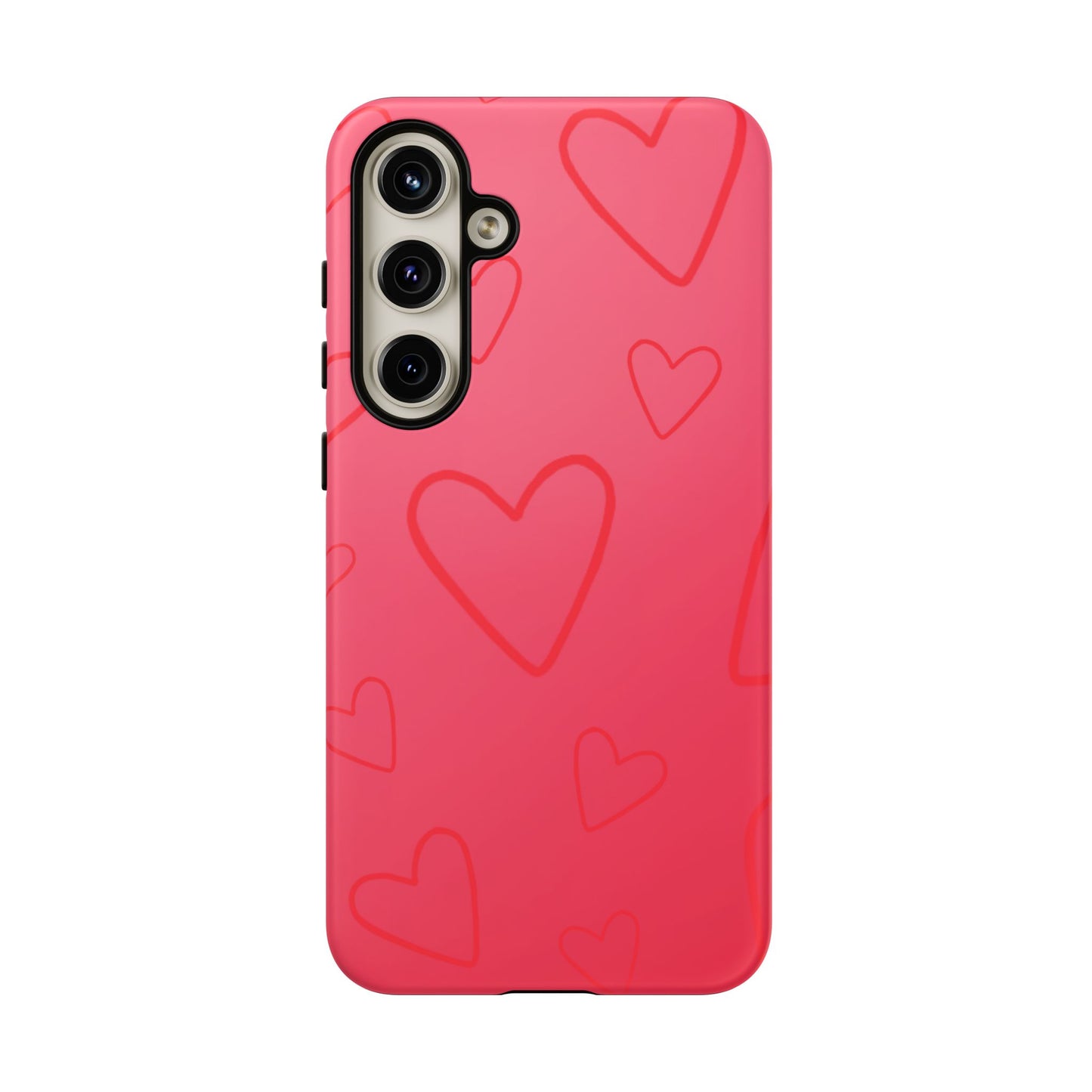 Hearts Red Tough Cases