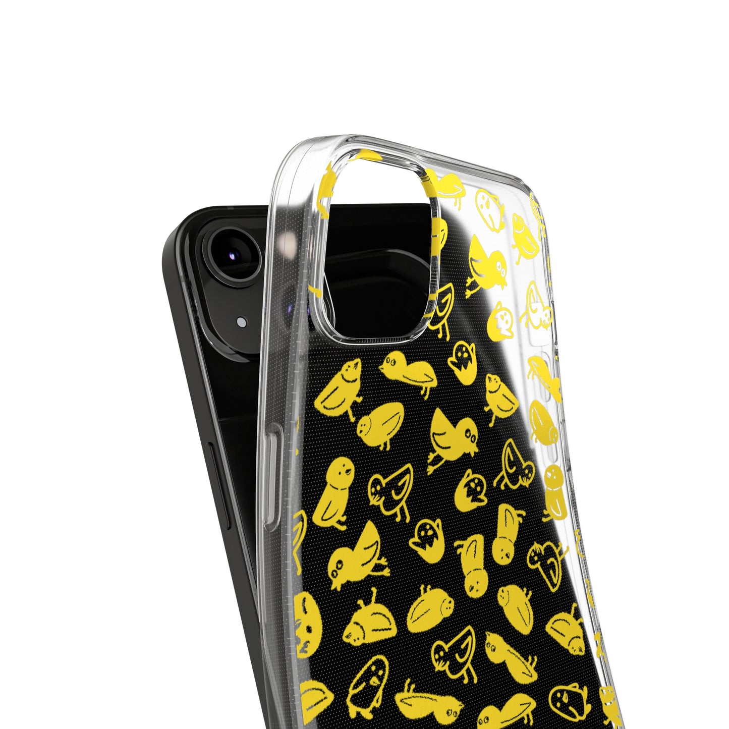 Silly Birds Clear Soft Phone Cases