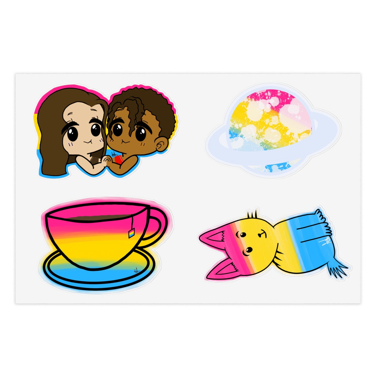 Pansexual Sticker Sheets