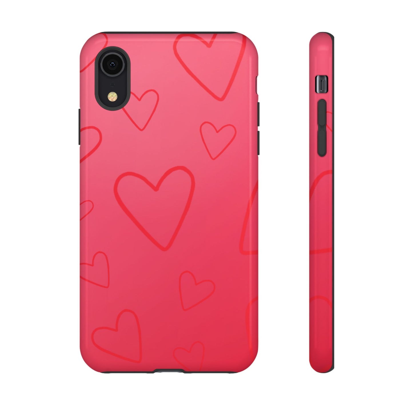 Hearts Red Tough Cases