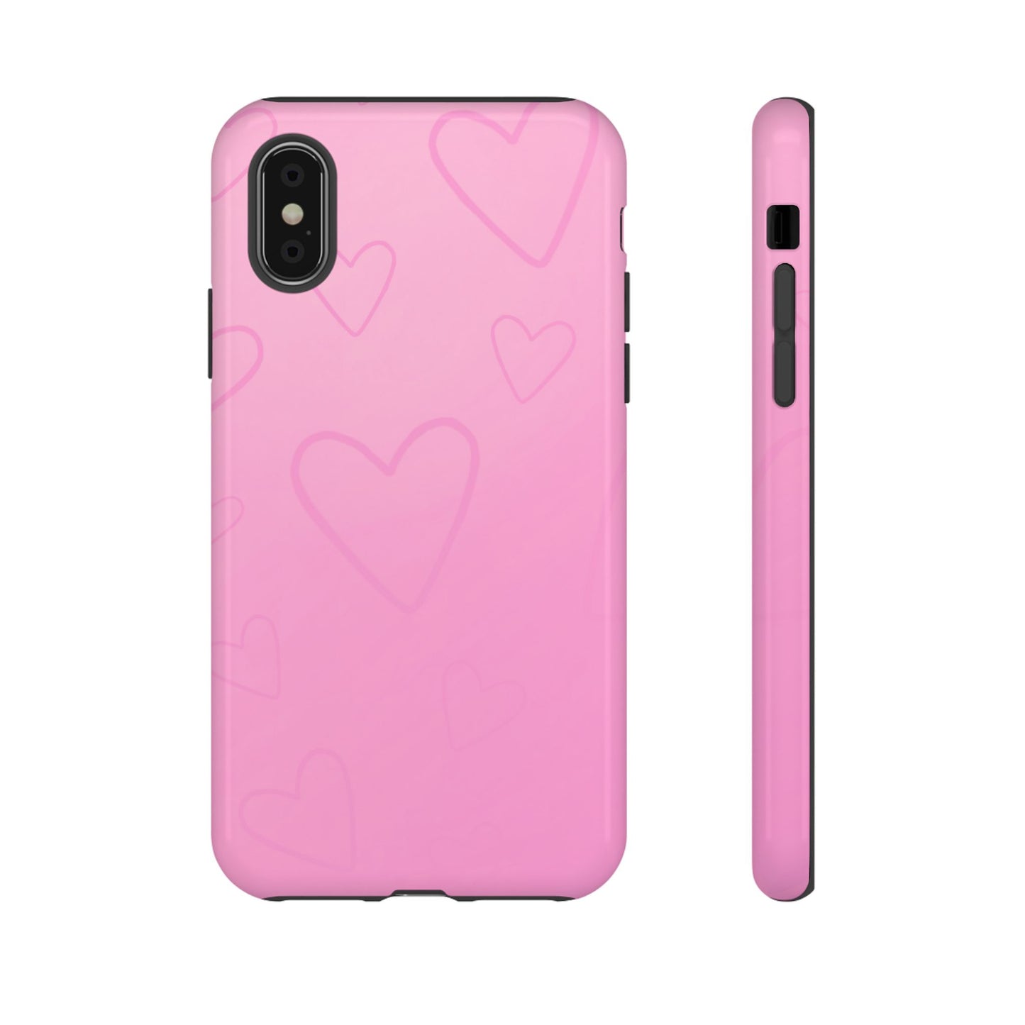 Hearts Pink Tough Cases