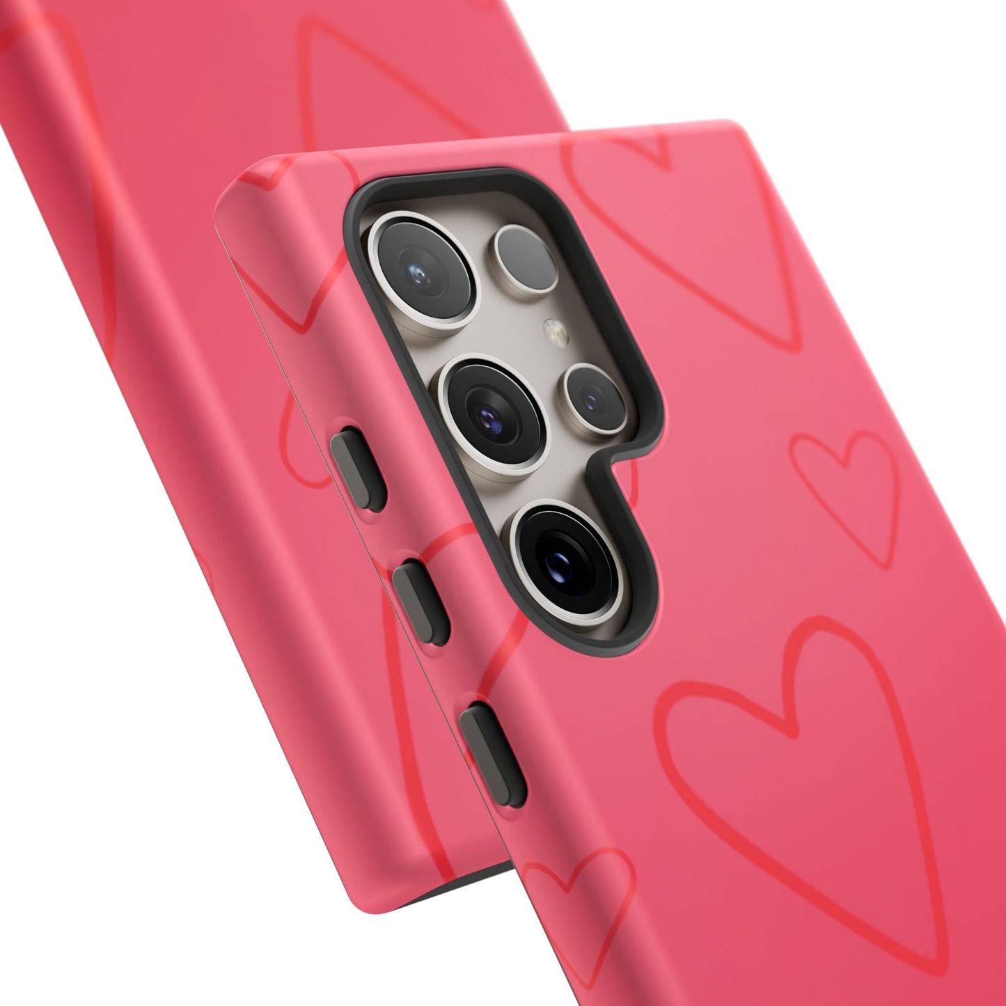 Hearts Red Tough Cases