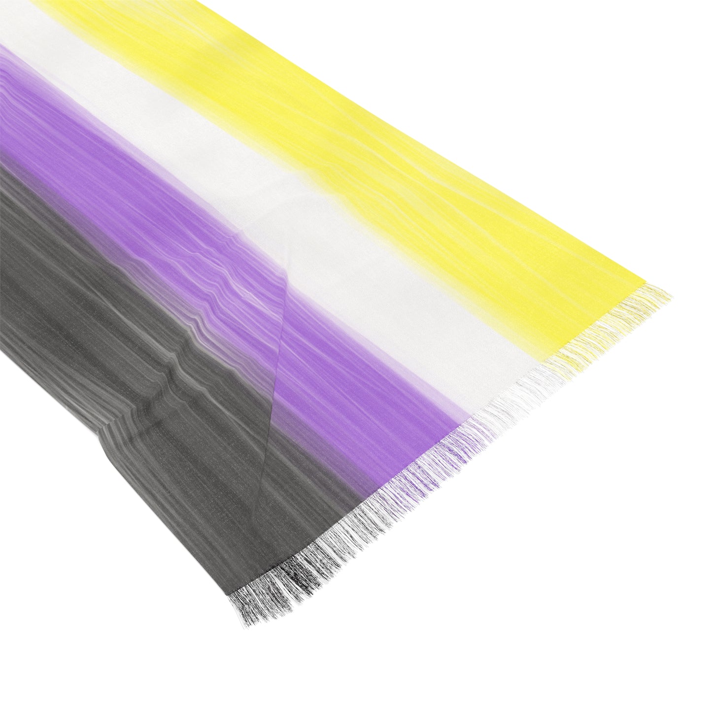 Non Binary Pride Flag Light Scarf