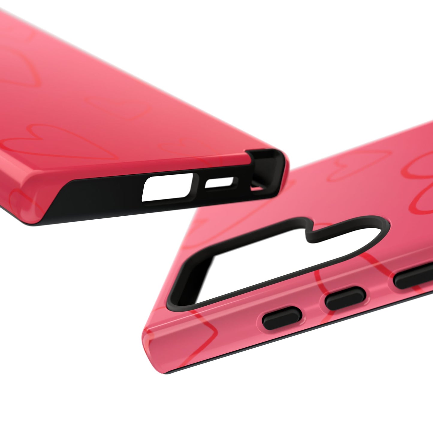 Hearts Red Tough Cases