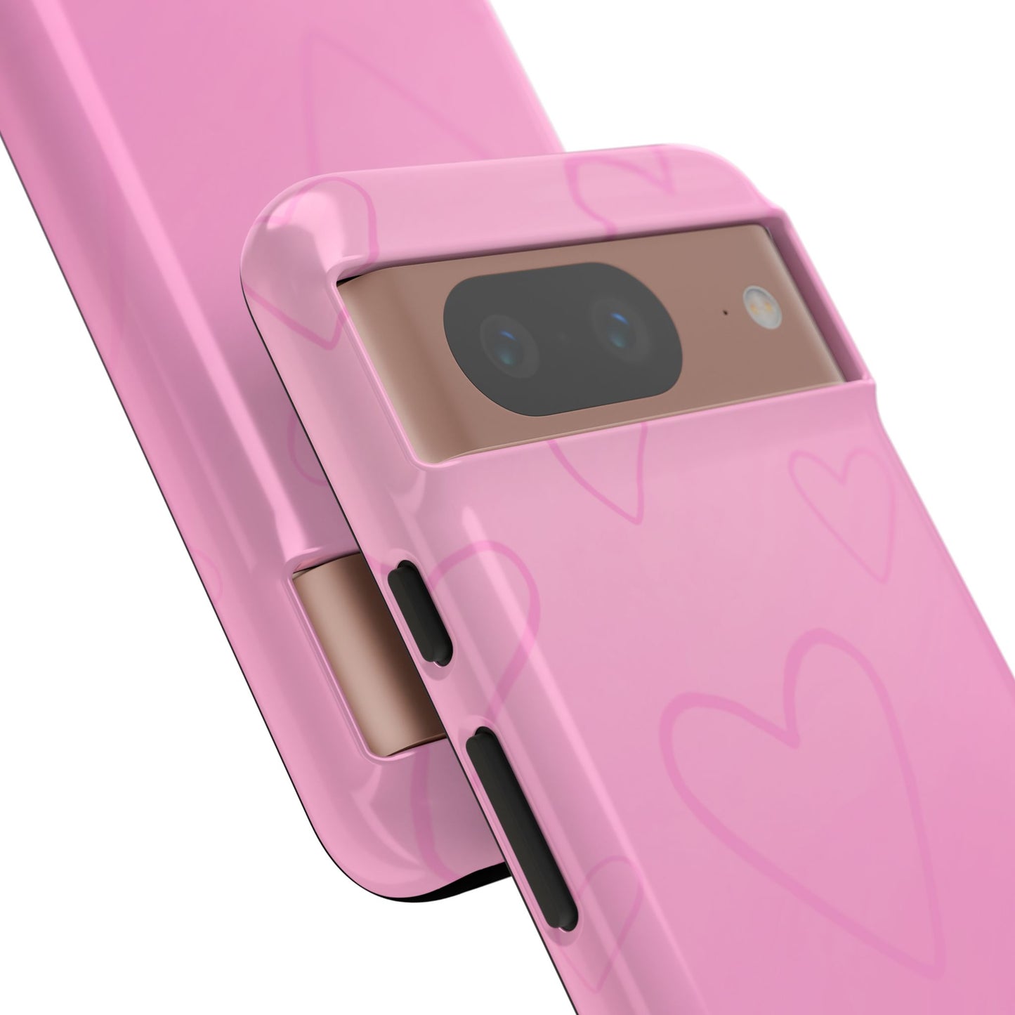 Hearts Pink Tough Cases