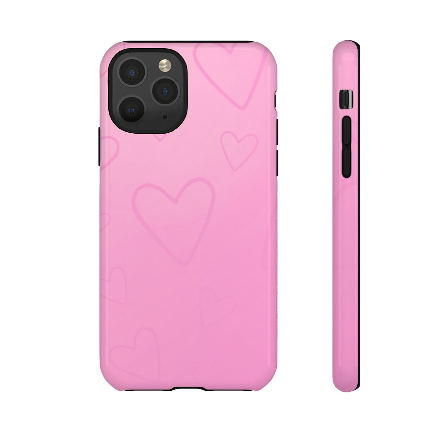 Hearts Pink Tough Cases