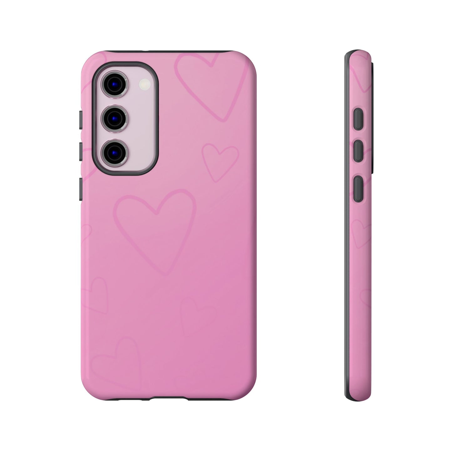 Hearts Pink Tough Cases