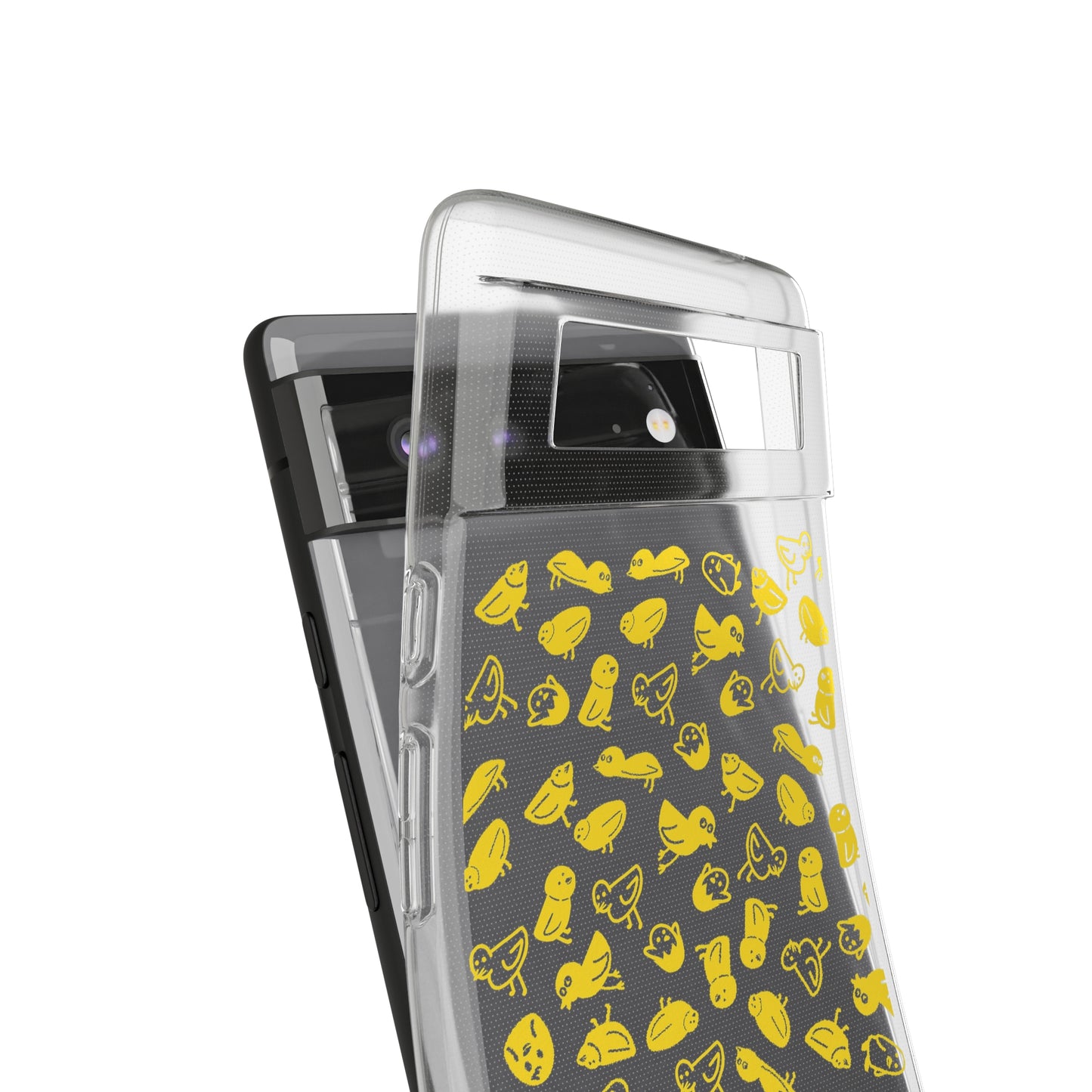 Silly Birds Clear Soft Phone Cases