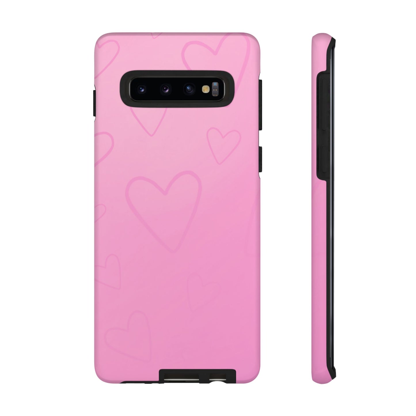 Hearts Pink Tough Cases