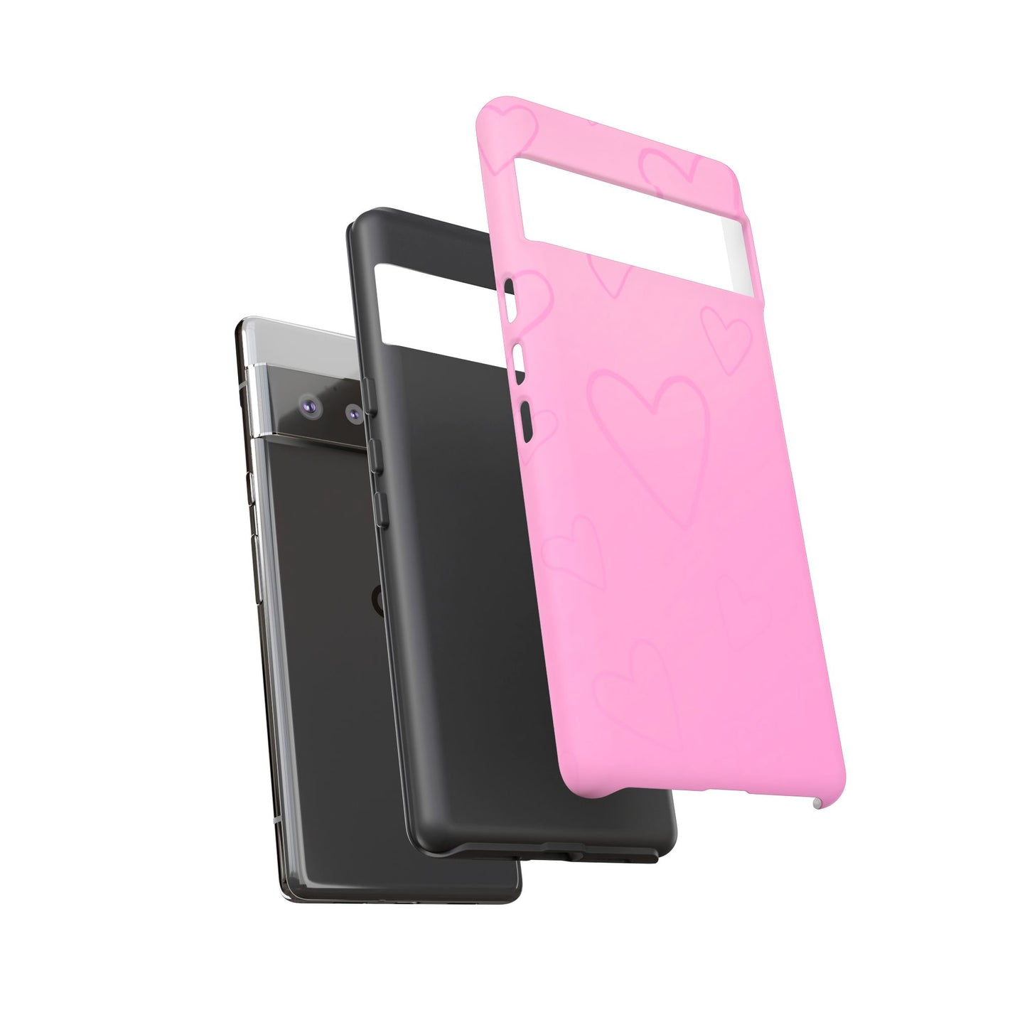 Hearts Pink Tough Cases