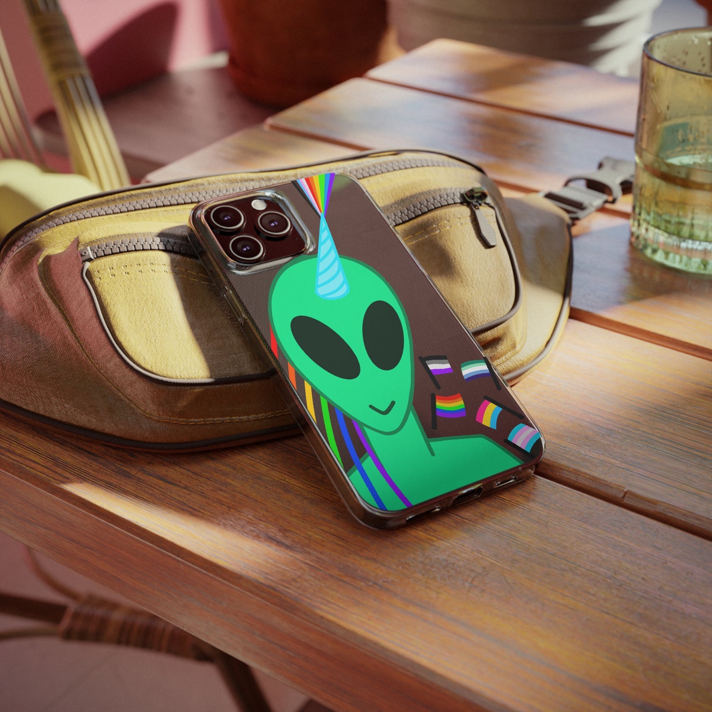 Gay Alien Clear Soft Phone Cases