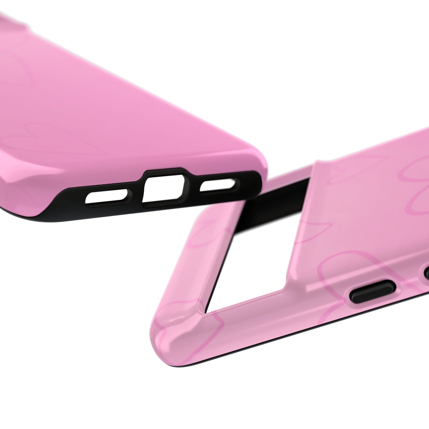 Hearts Pink Tough Cases