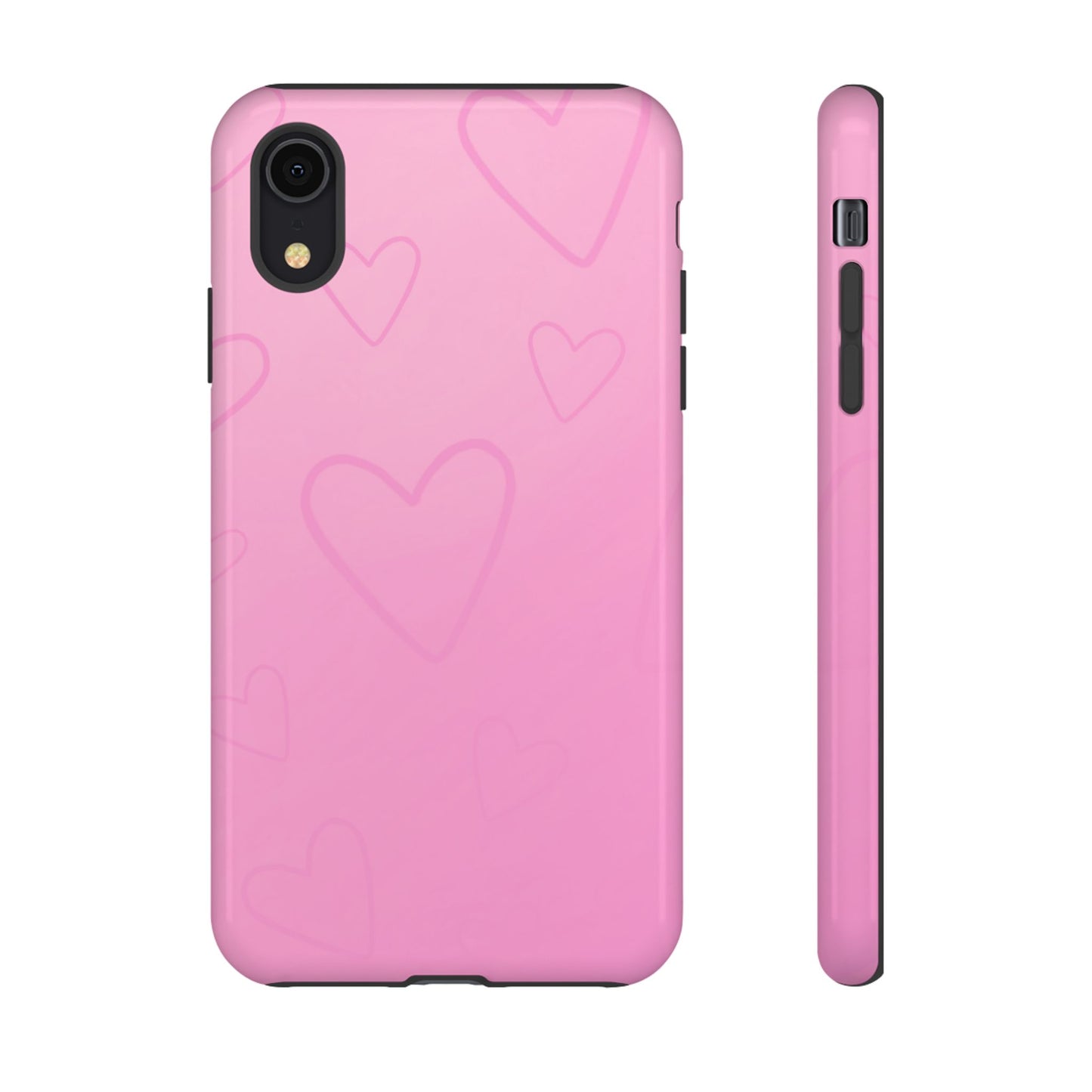 Hearts Pink Tough Cases