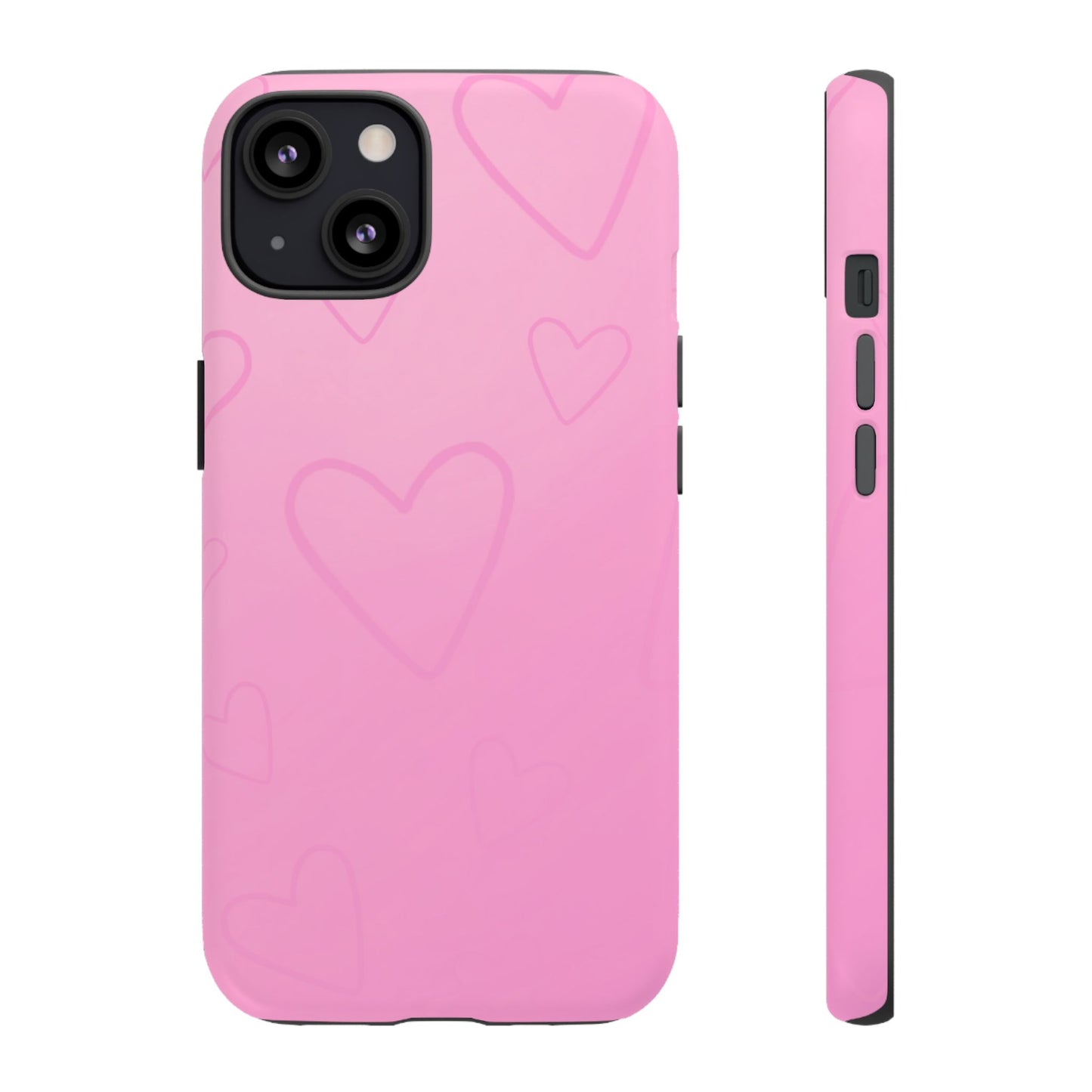 Hearts Pink Tough Cases