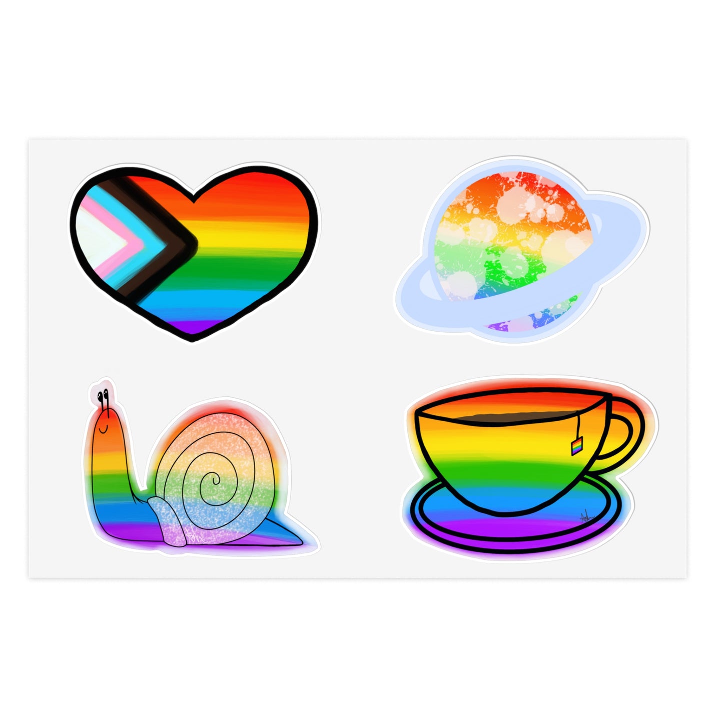 Gay Pride Sticker Sheets