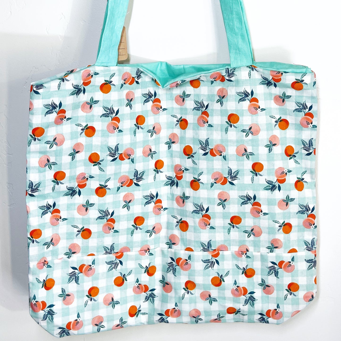 Summer Peach Tote Bag