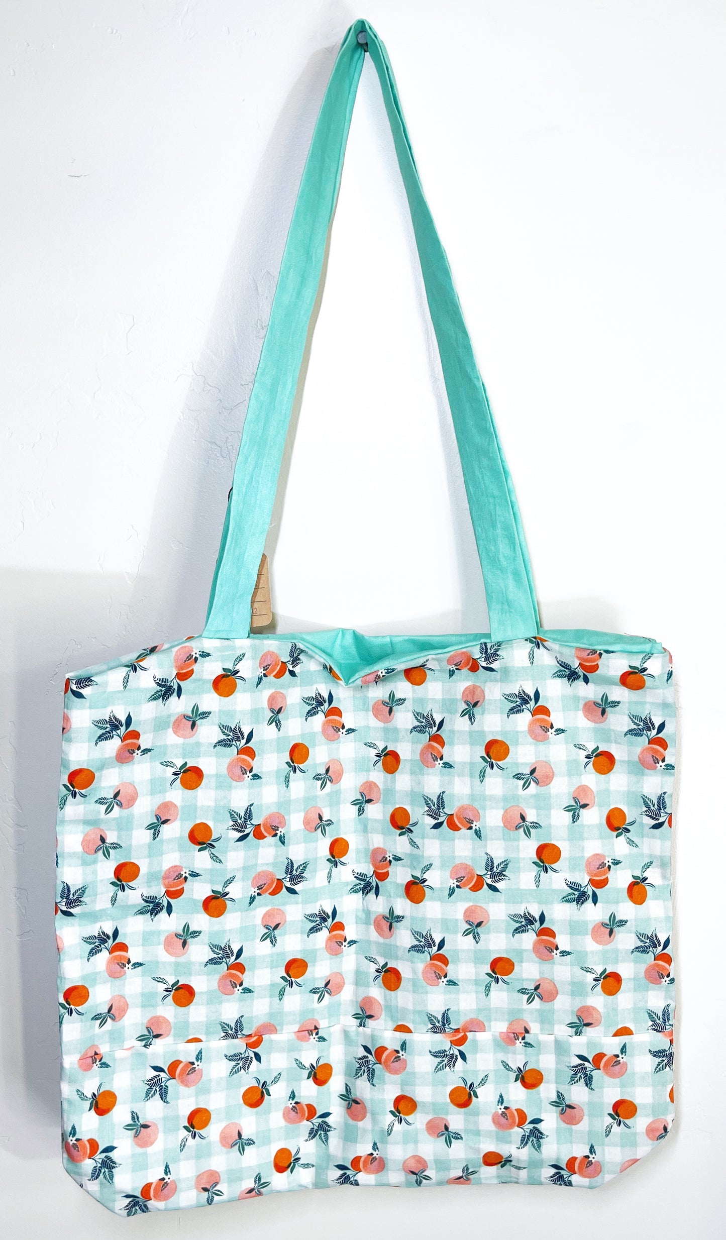 Summer Peach Tote Bag