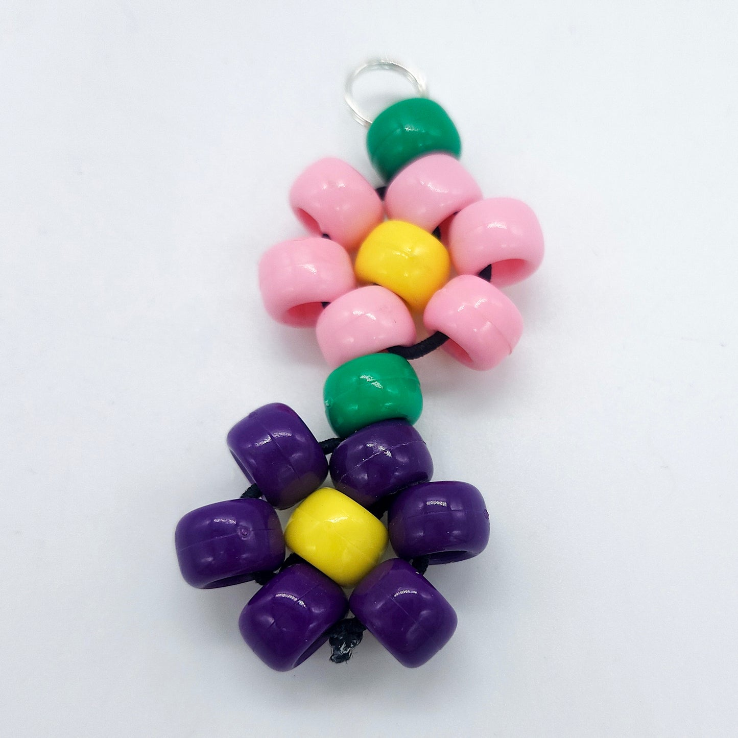 Beaded Flower Keychains