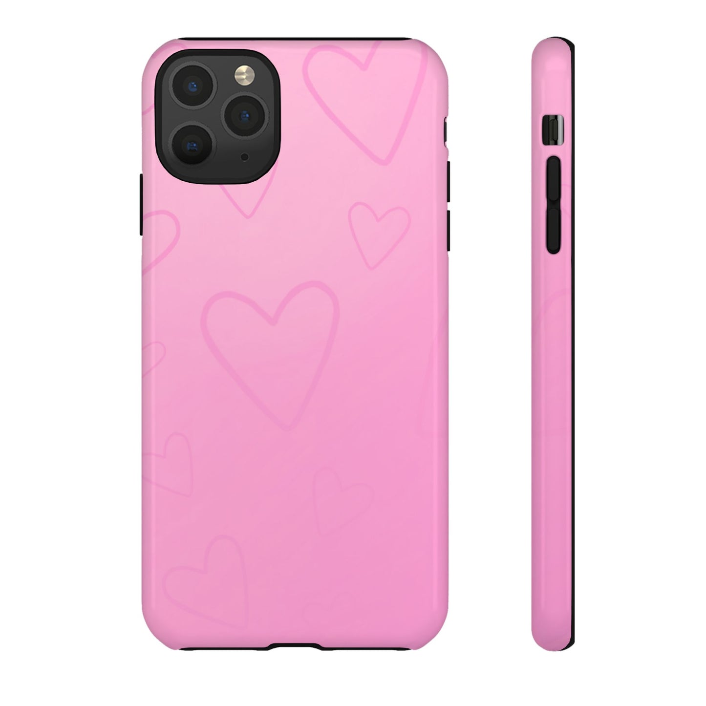 Hearts Pink Tough Cases