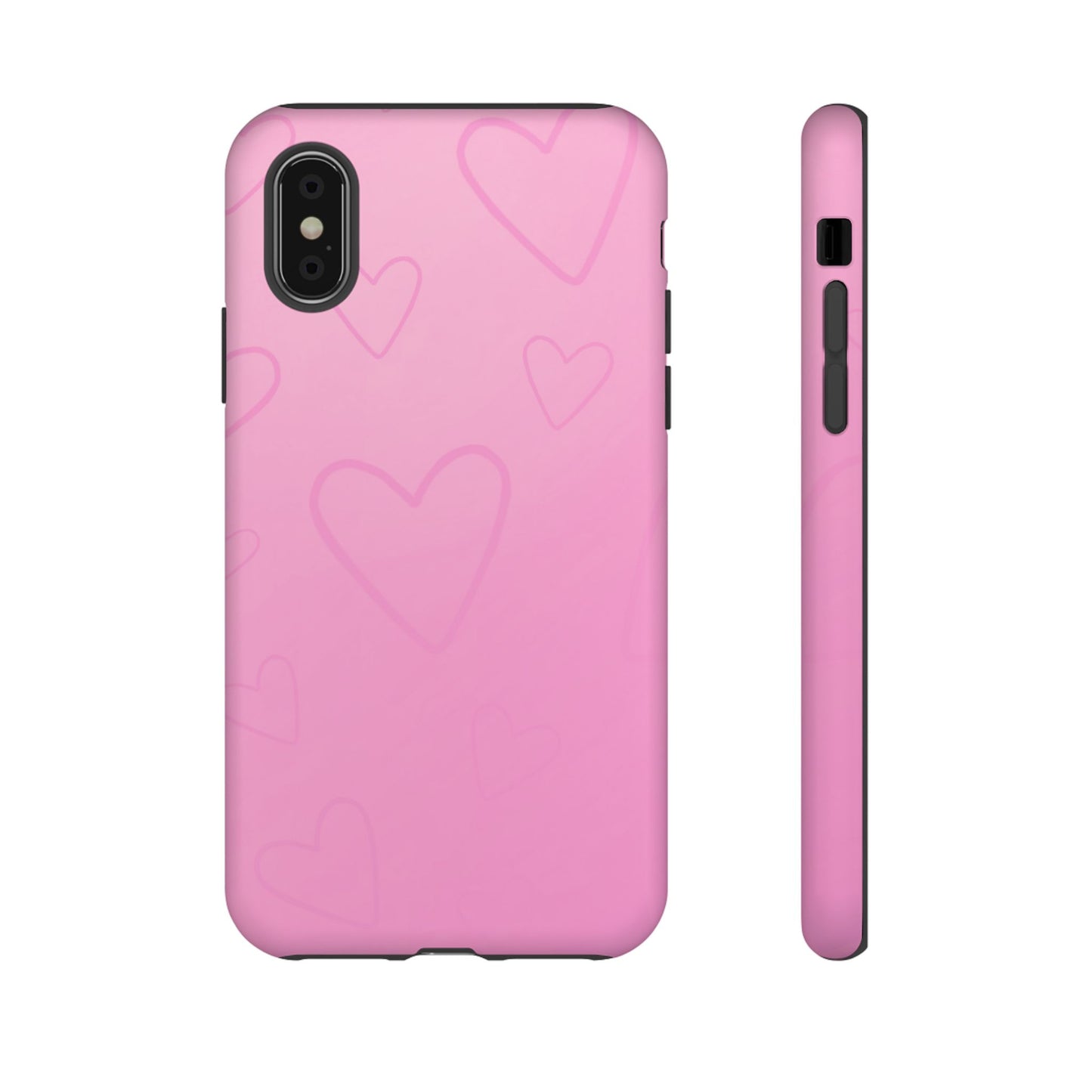 Hearts Pink Tough Cases