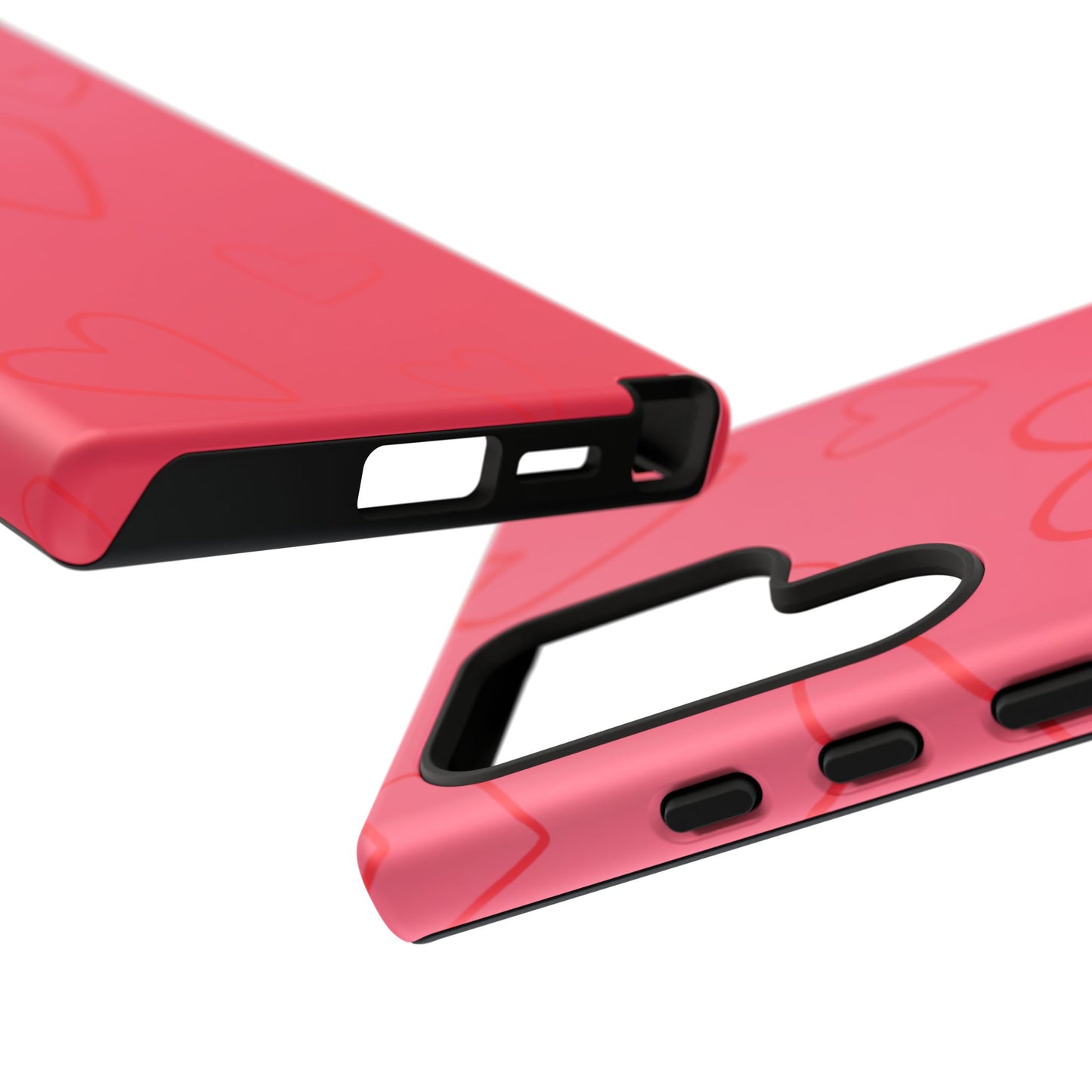 Hearts Red Tough Cases