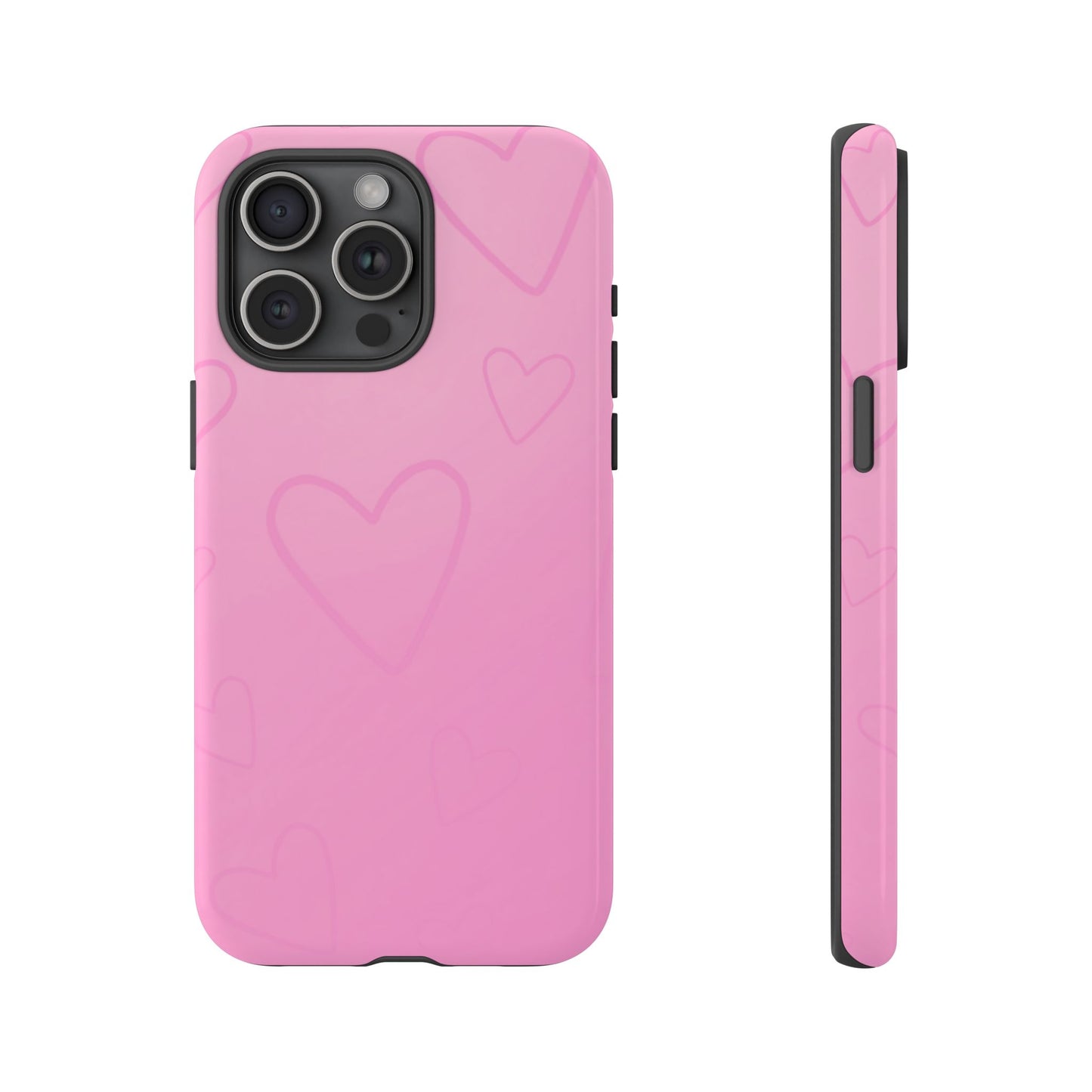 Hearts Pink Tough Cases