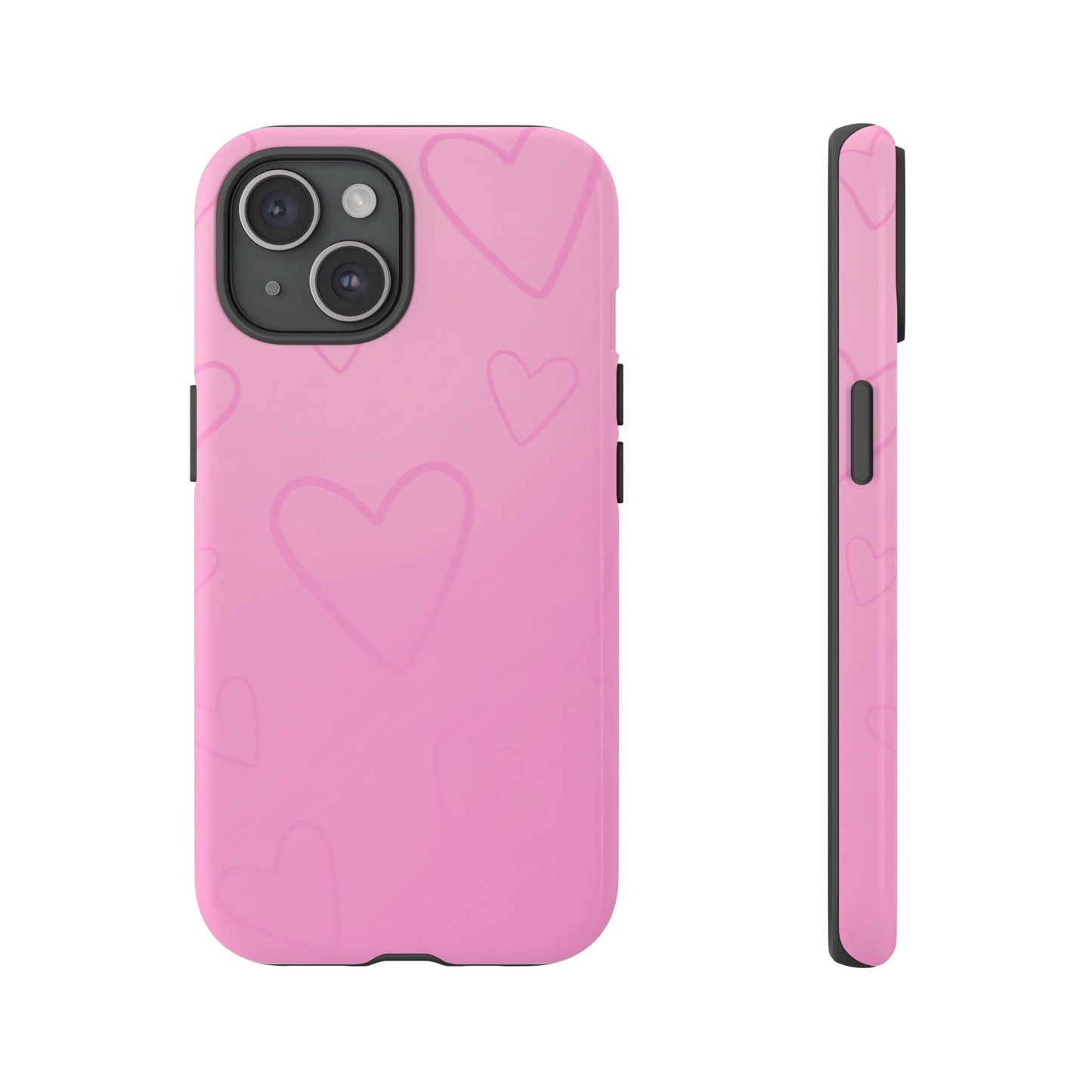 Hearts Pink Tough Cases