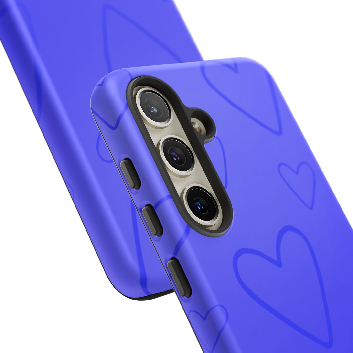 Hearts Blue Tough Cases