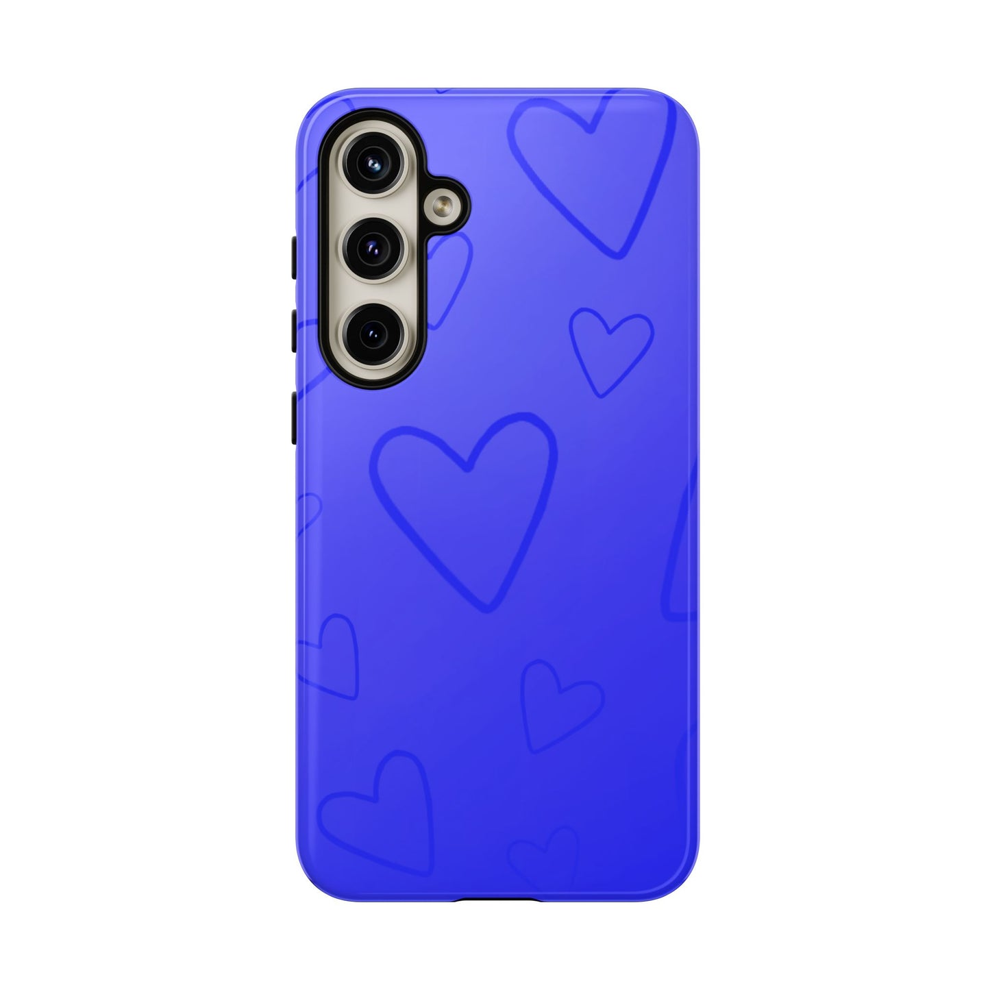 Hearts Blue Tough Cases