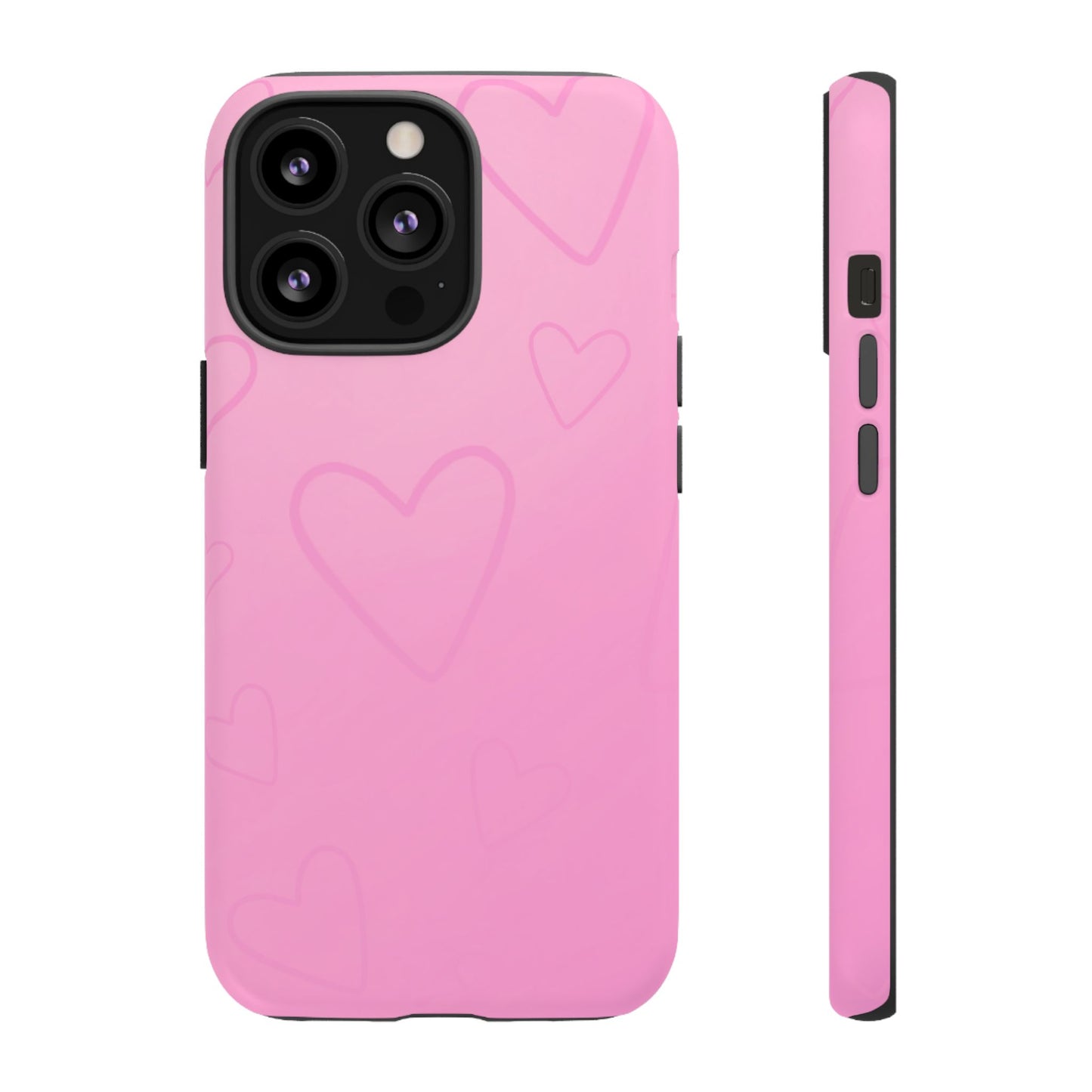 Hearts Pink Tough Cases