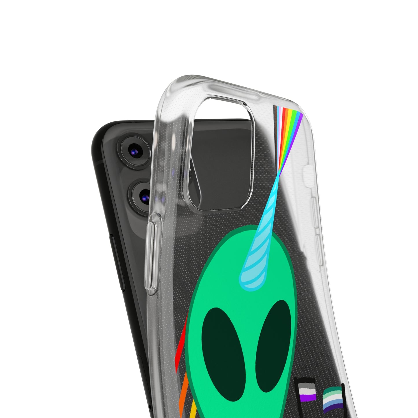 Gay Alien Clear Soft Phone Cases