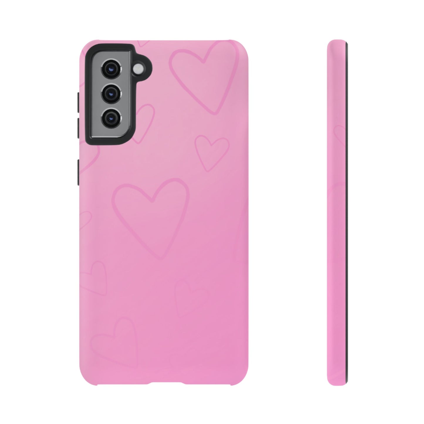 Hearts Pink Tough Cases