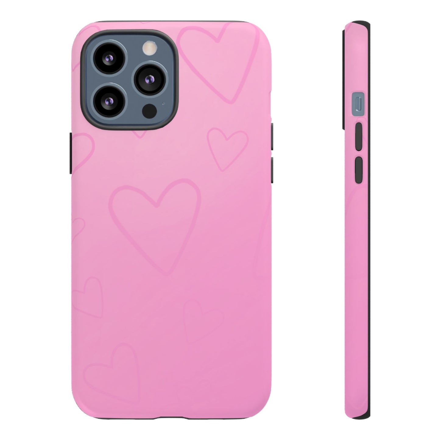 Hearts Pink Tough Cases