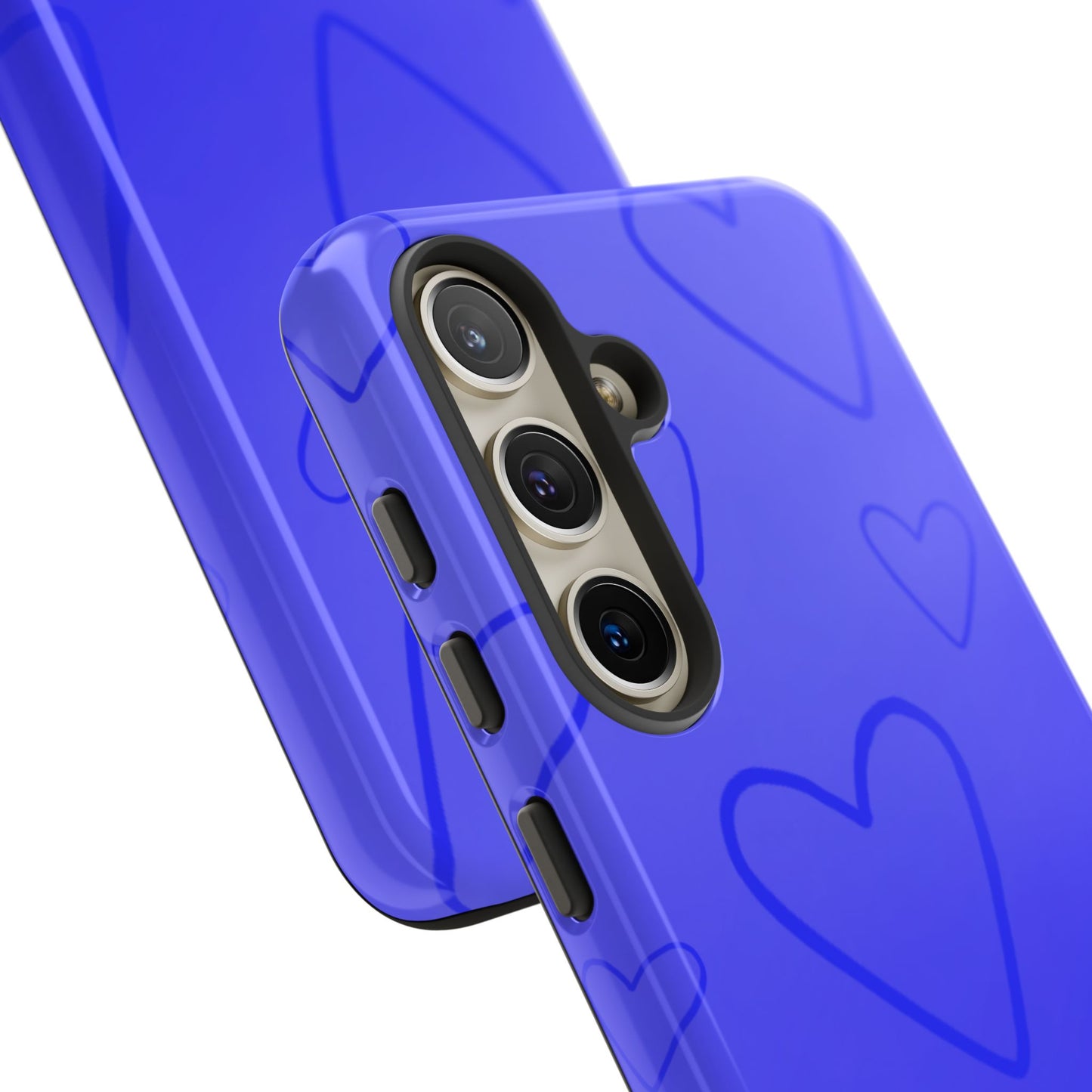 Hearts Blue Tough Cases