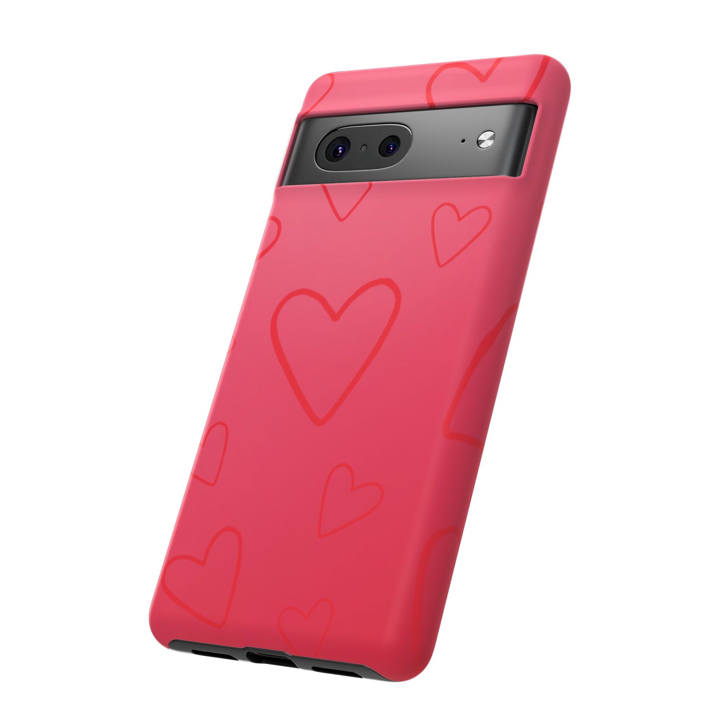 Hearts Red Tough Cases