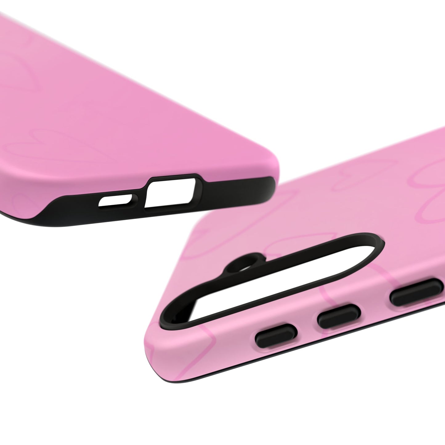 Hearts Pink Tough Cases