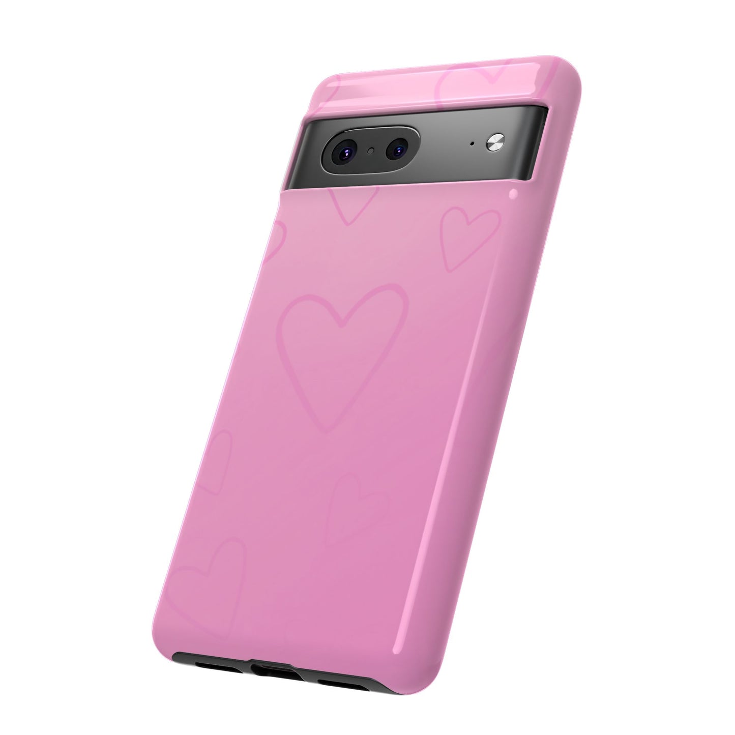 Hearts Pink Tough Cases