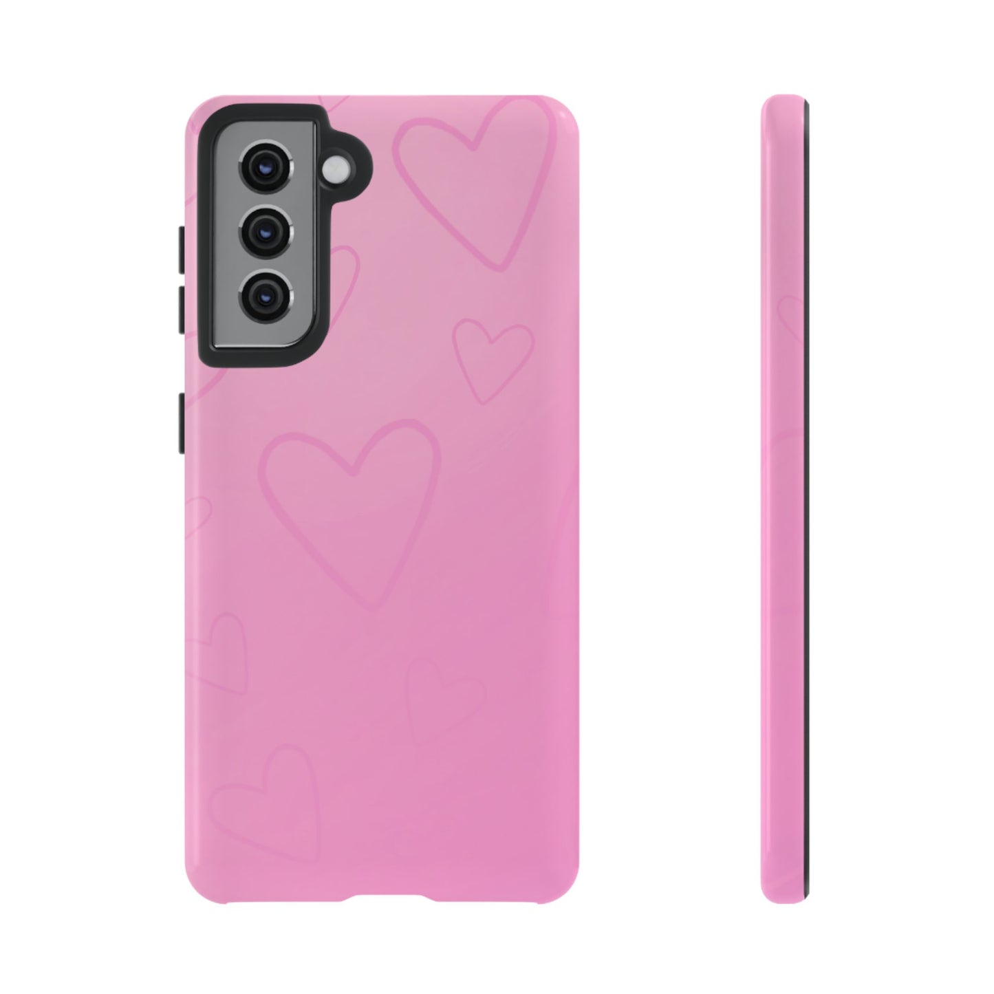 Hearts Pink Tough Cases