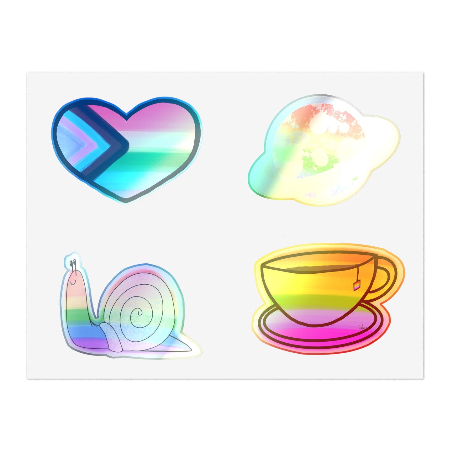 Gay Pride Sticker Sheets