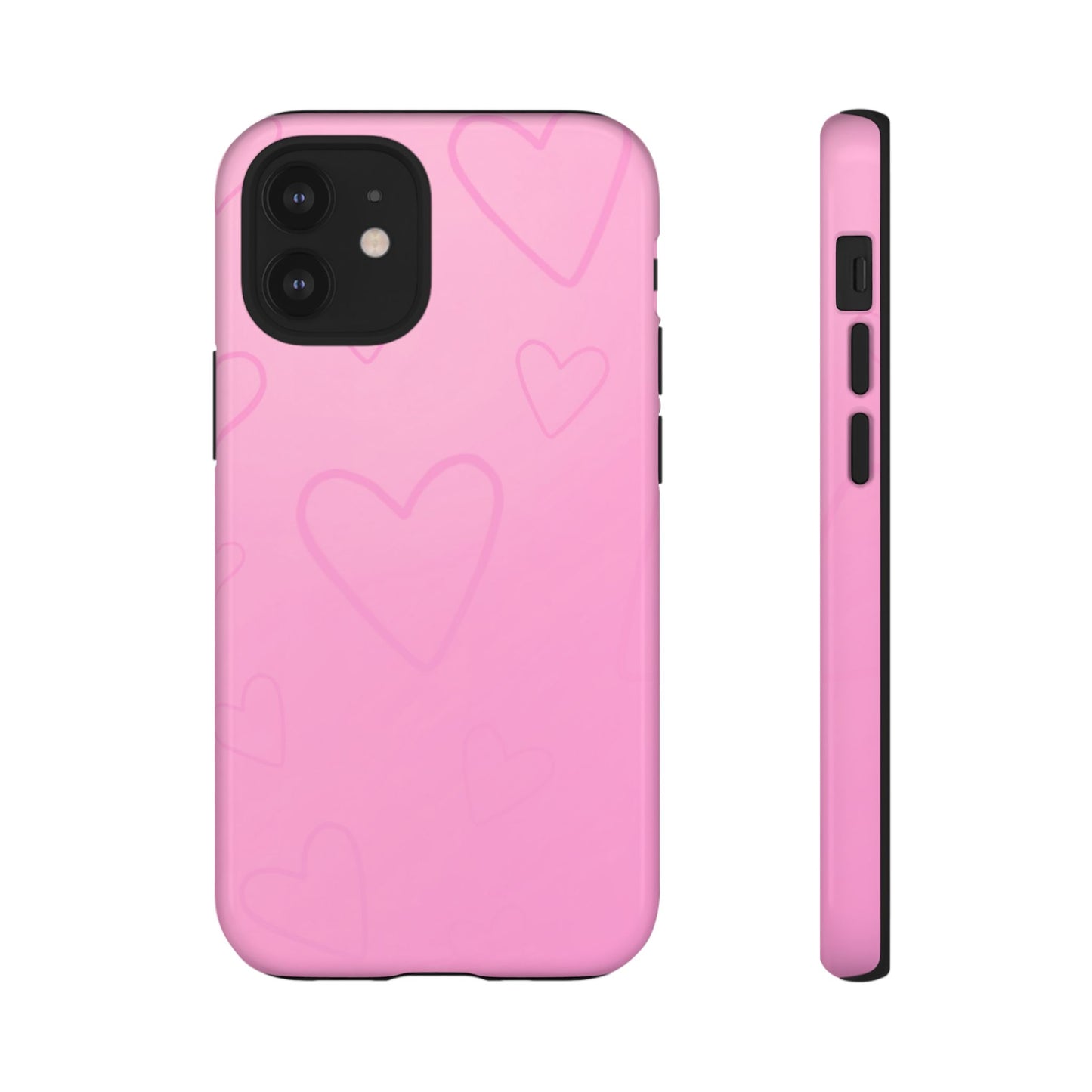 Hearts Pink Tough Cases