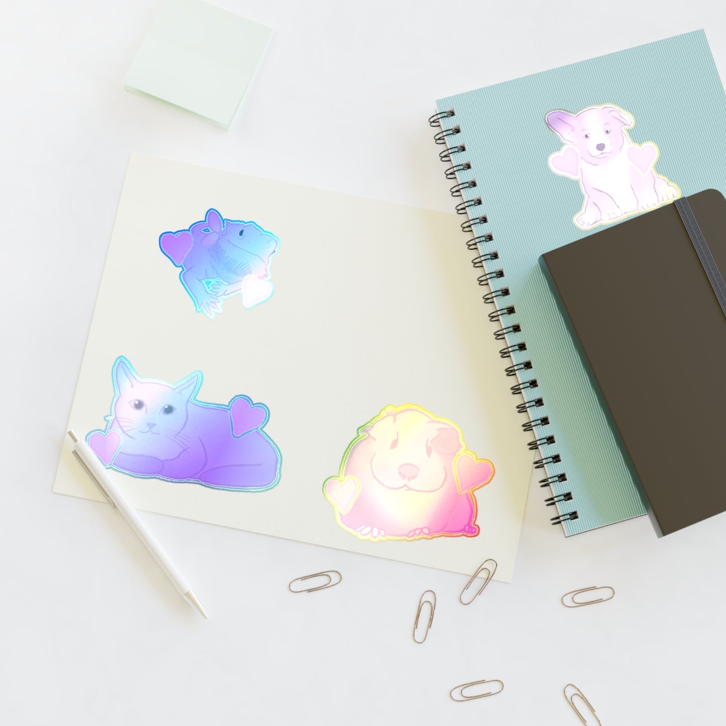 Purple Pet Sticker Sheets