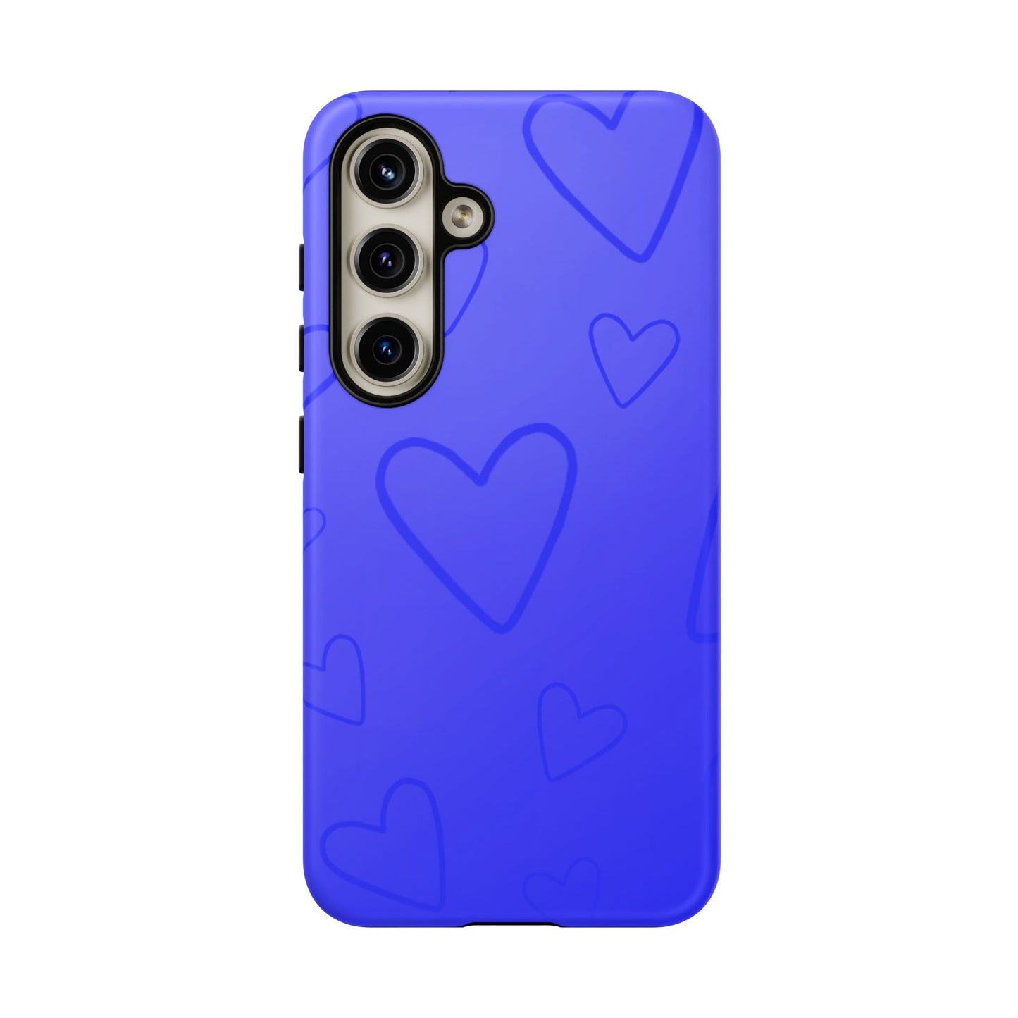 Hearts Blue Tough Cases