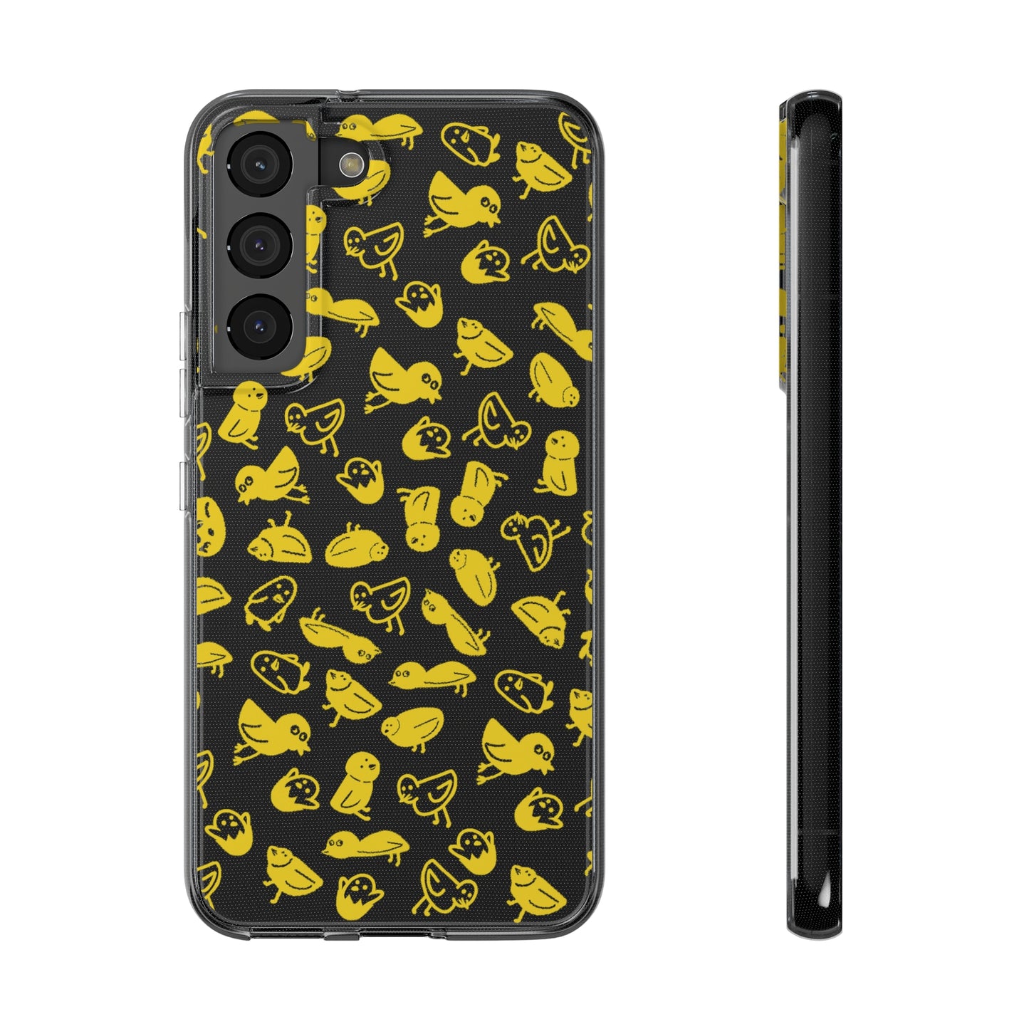 Silly Birds Clear Soft Phone Cases