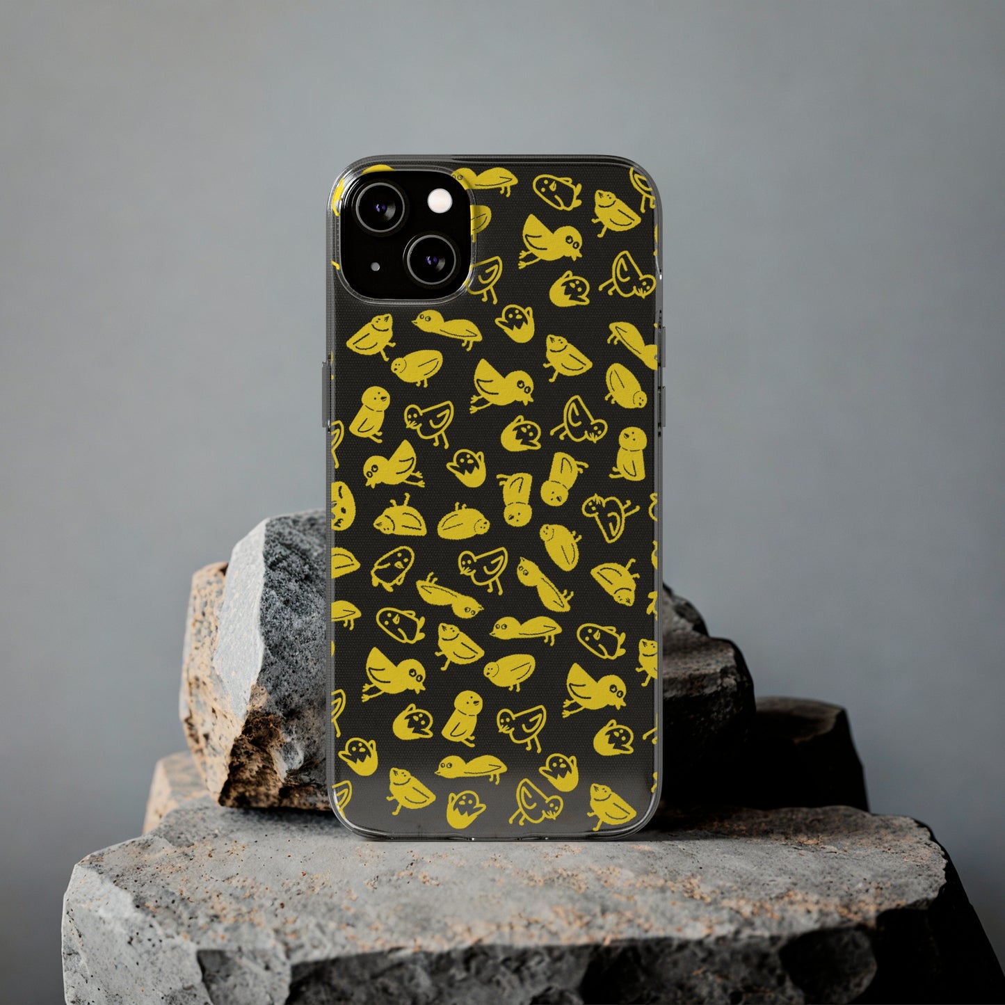 Silly Birds Clear Soft Phone Cases