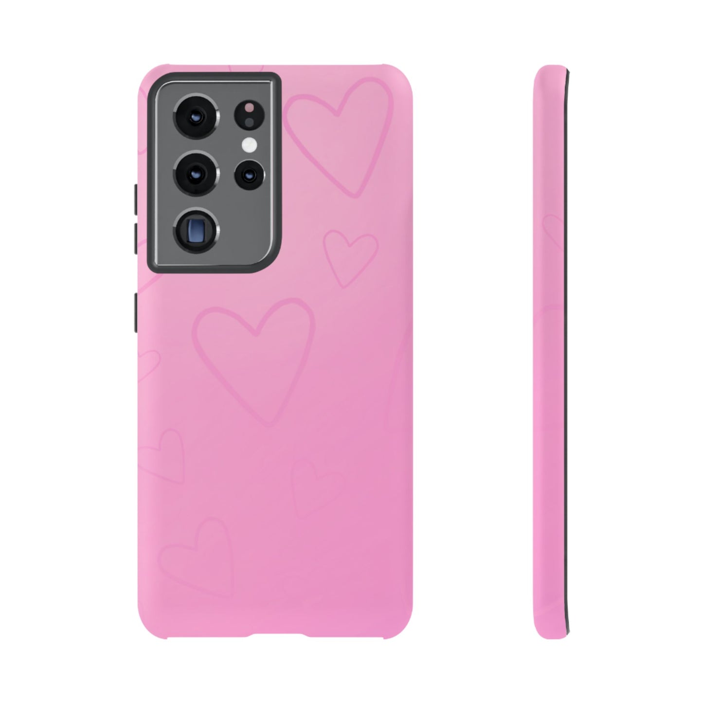 Hearts Pink Tough Cases