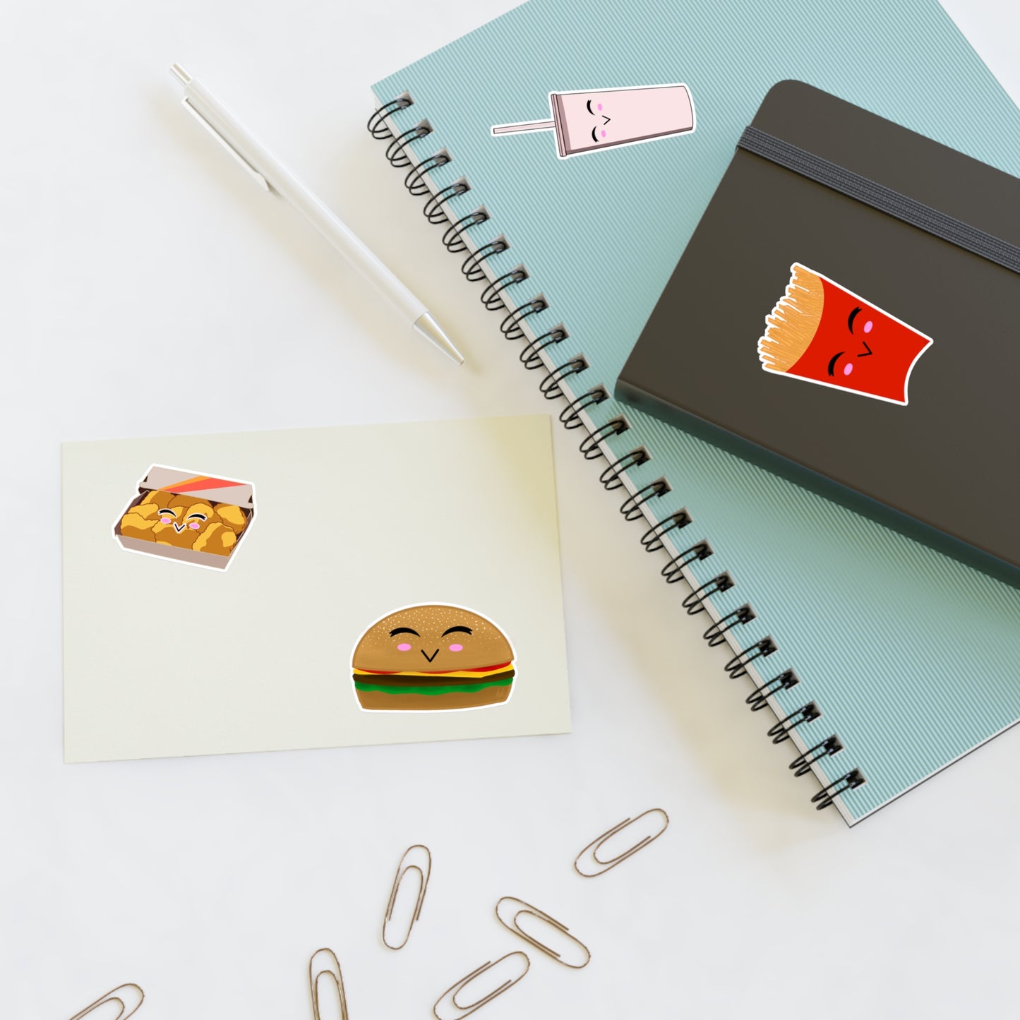 Fast Food Sticker Sheets