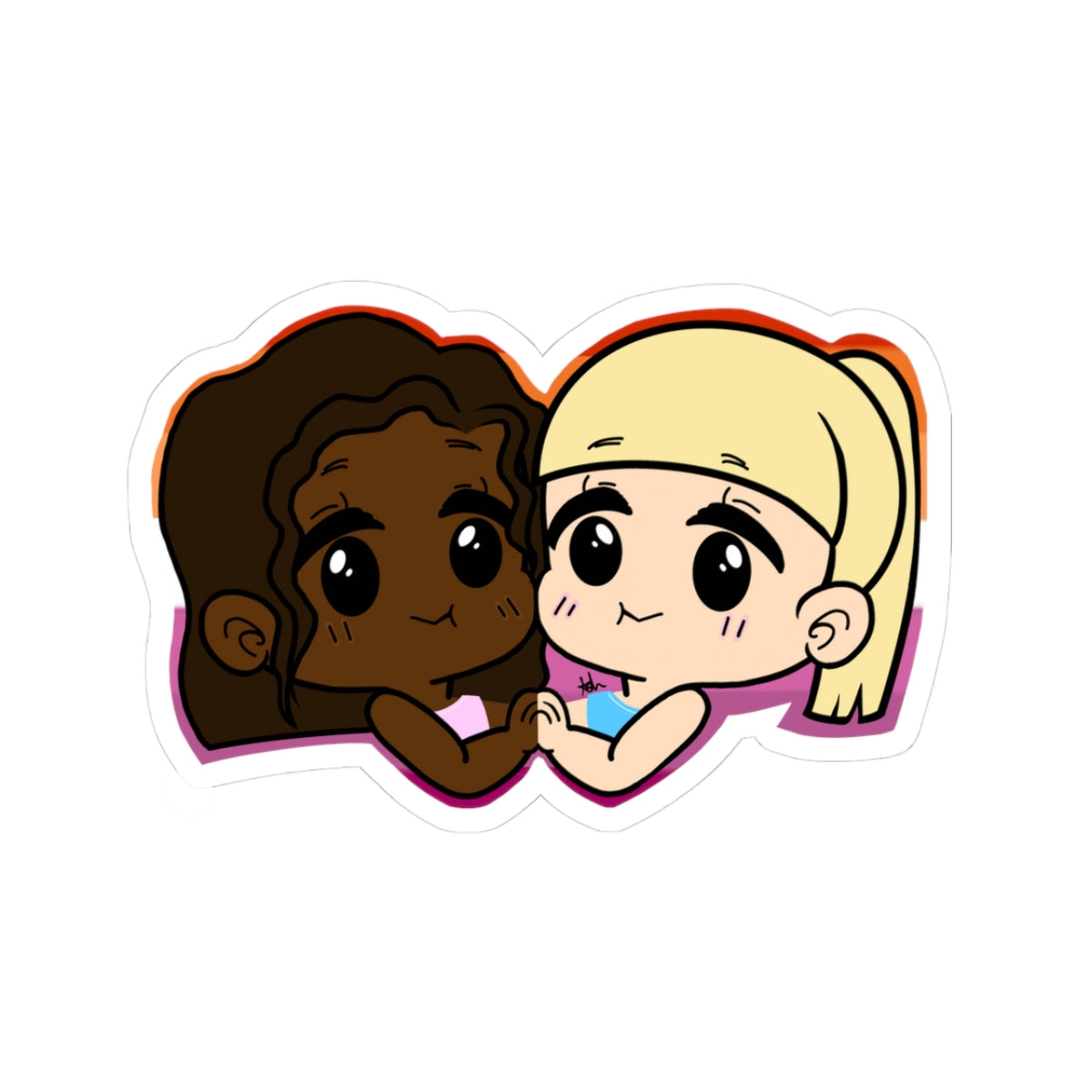 Lesbian Lovers Stickers